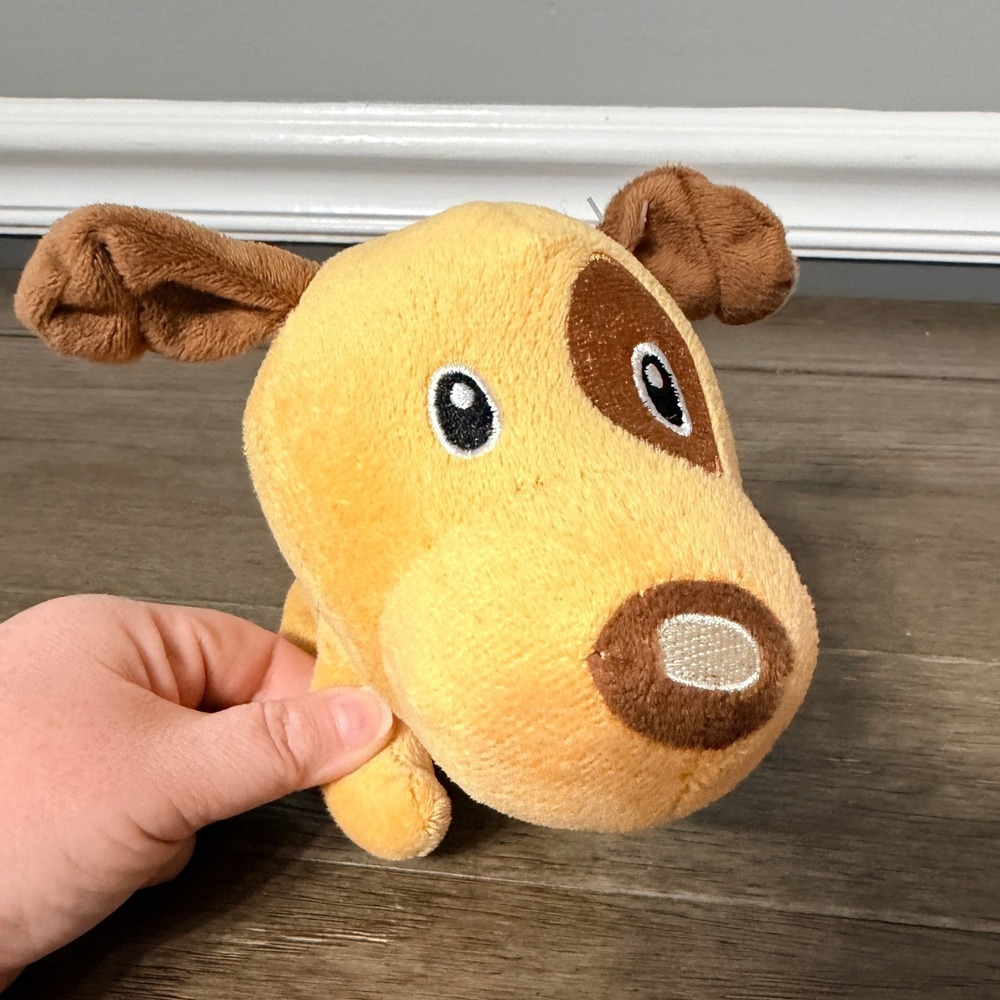 Walmart Kid Connection Tan Brown Spotted Puppy Dog Plush Stuffed Animal Toy